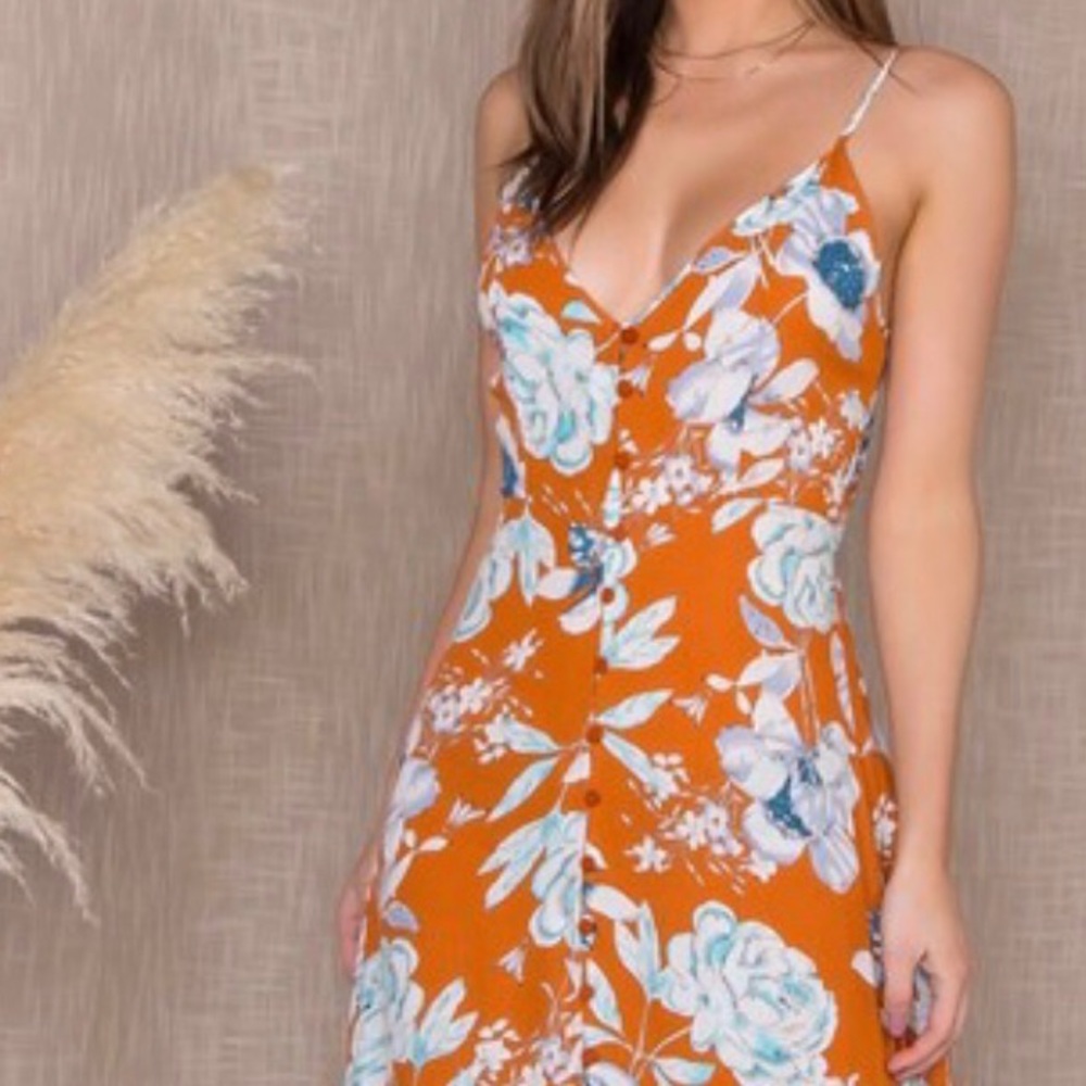 NWT Floral Maxi Dress - Picture 6 of 14